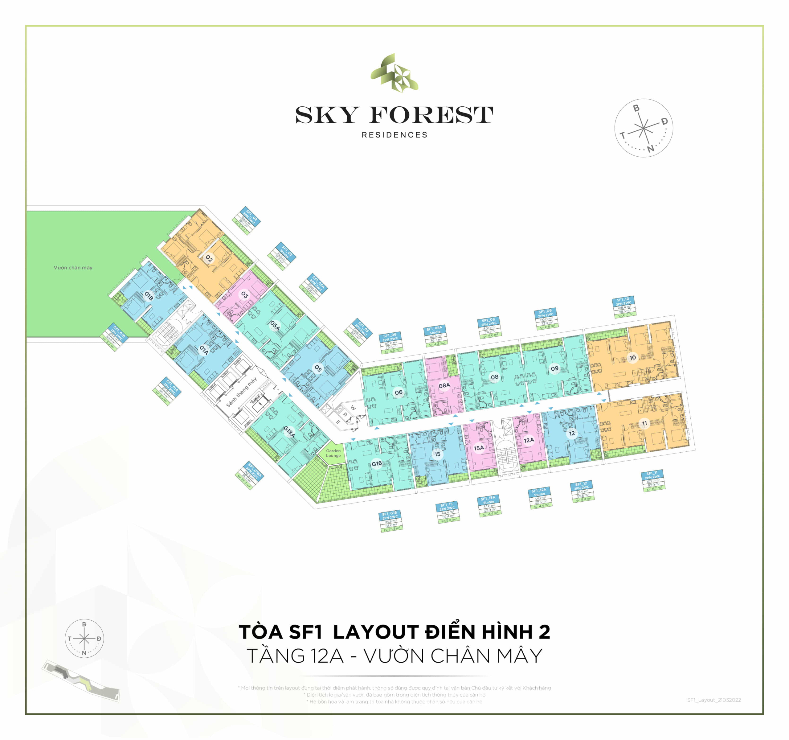 Chung cư Skyforest Ecopark - Vẽ thiên nhiên lên bầu trời 6 Sf1 mat bang dien hinh tang 12A den tang 19 scaled