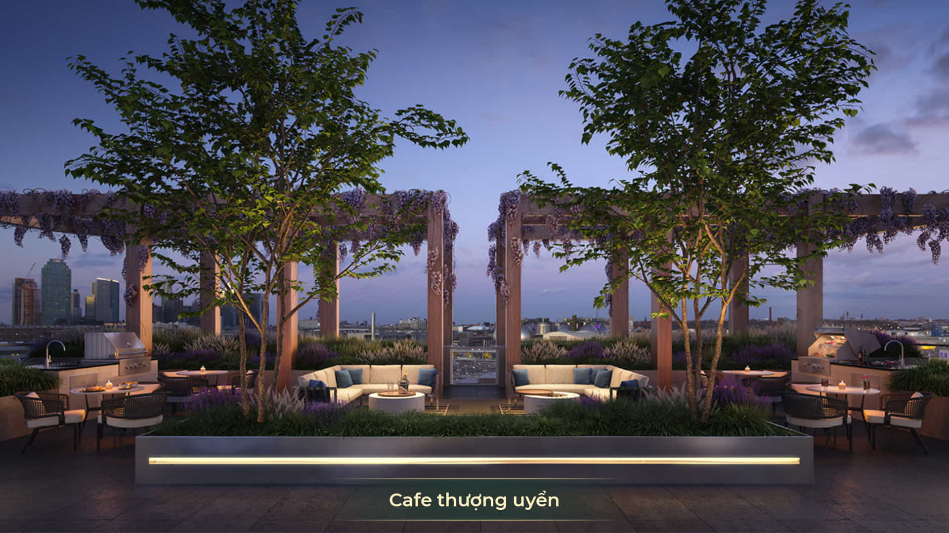 Chung cư Skyforest Ecopark - Vẽ thiên nhiên lên bầu trời 25 ca fe vuon thuong uyen
