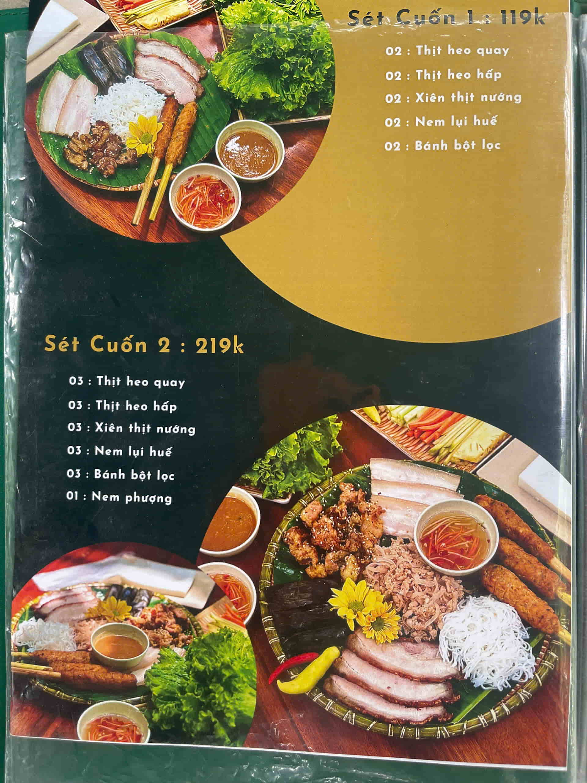set cuon mon ngon quang