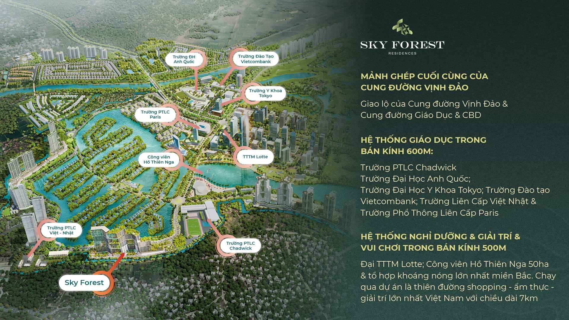 Chung cư Skyforest Ecopark - Vẽ thiên nhiên lên bầu trời 3 vi tri skyforest ecopark