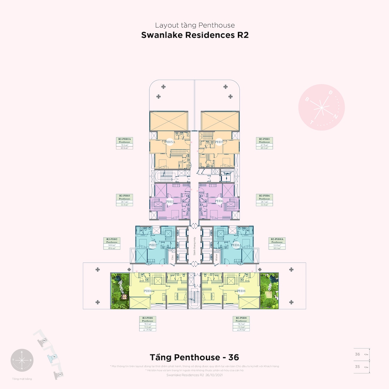 Swan Lake Onsen Ecopark biểu tượng bên Công Viên Hồ Thiên Nga 13 R2 mat bang tang penthouse tang36 onsen