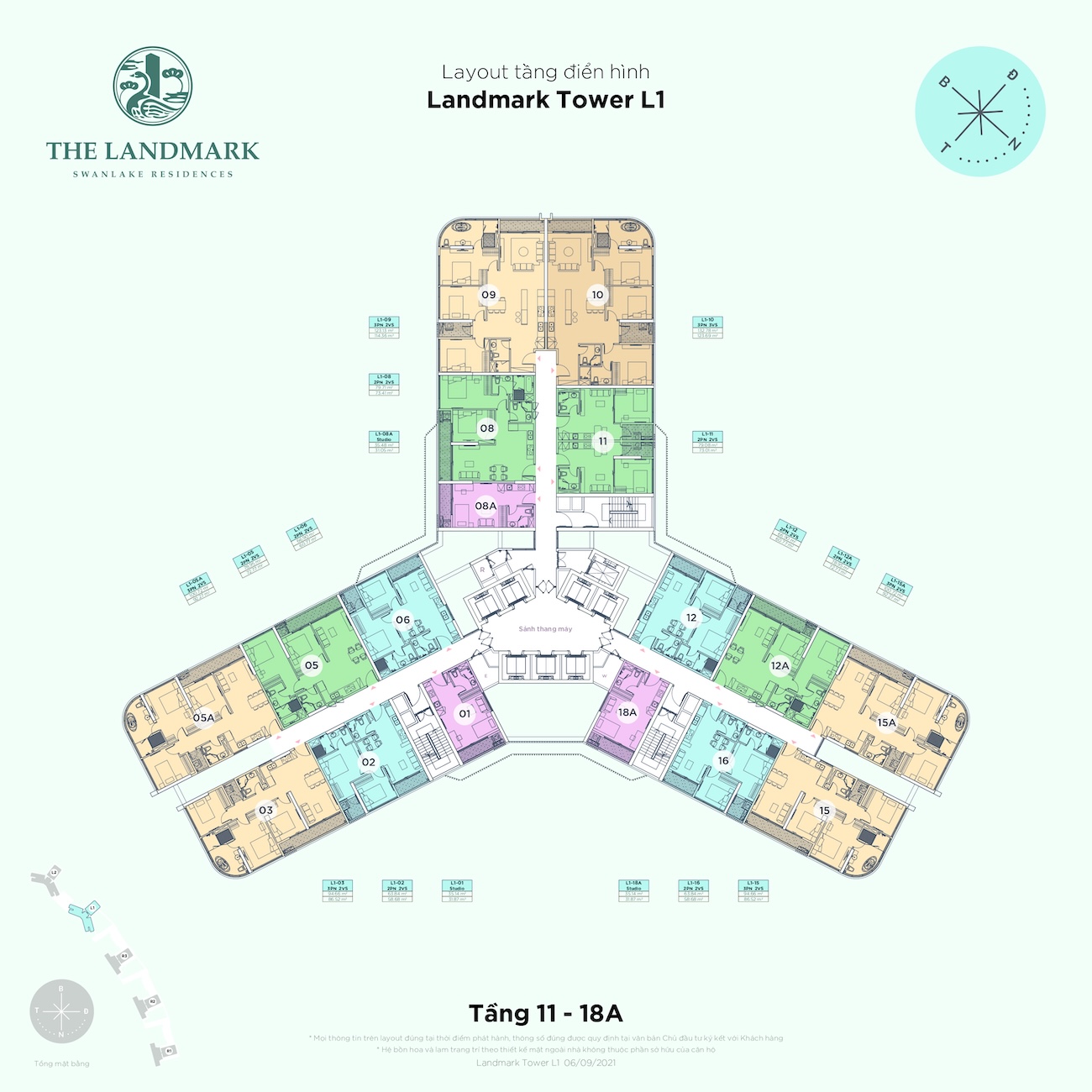 The Landmark Ecopark - Công trình biểu tượng 13 mat bang dien hinh toa L1