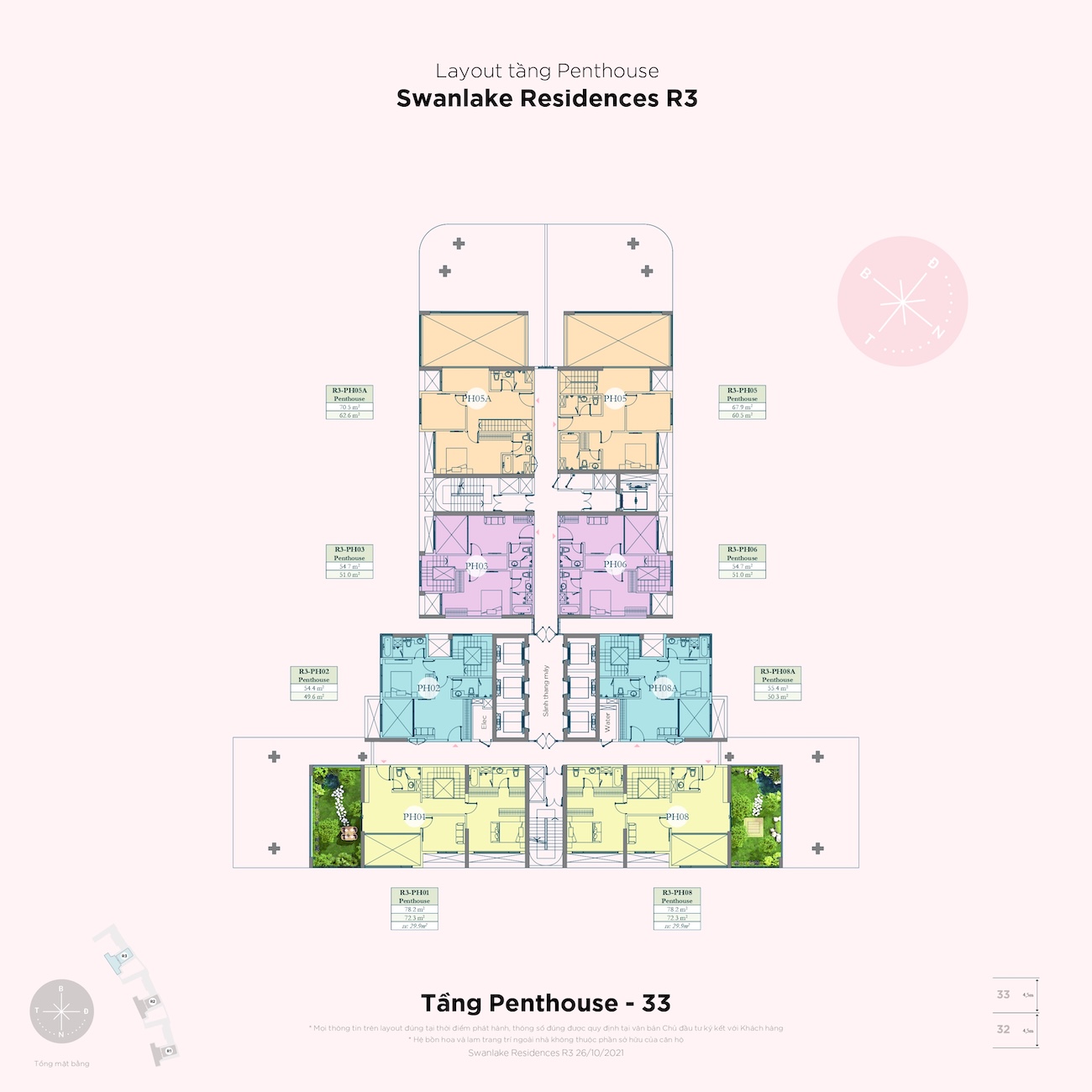 Swan Lake Onsen Ecopark biểu tượng bên Công Viên Hồ Thiên Nga 19 r3 mat bang tang penthouse tang33 onsen